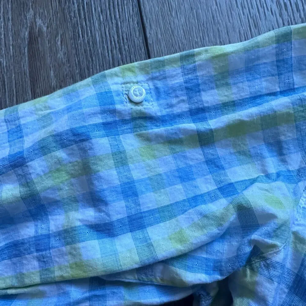 Mayoral Baby Boys Long Sleeve Blue & Yellow Check Shirt